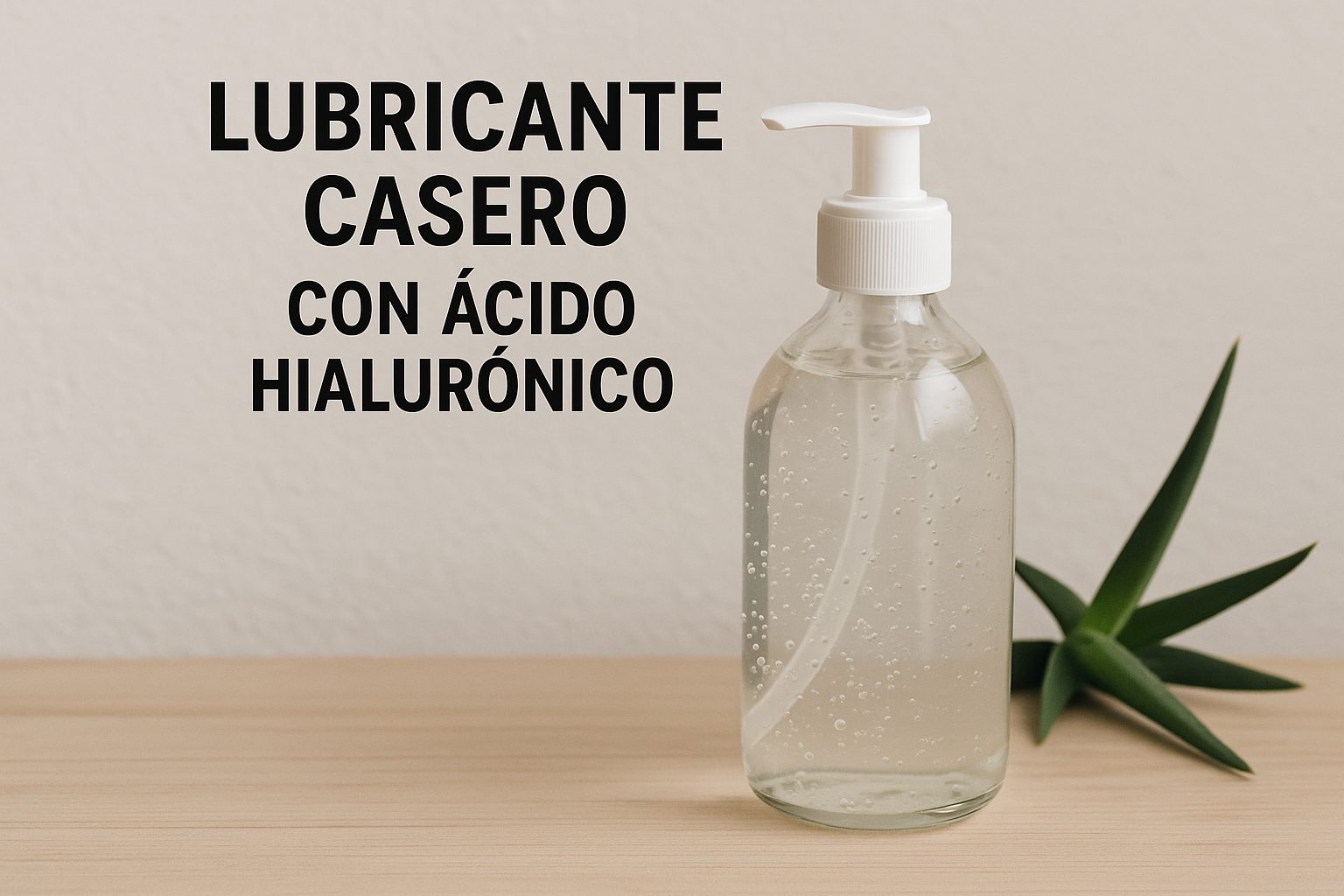 lubricante anal casero Lubricante casero natural